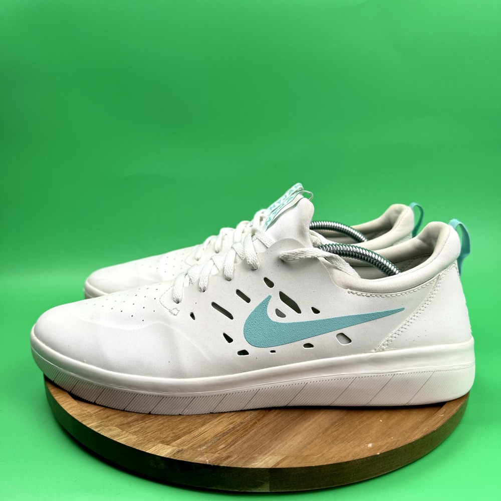 Nike SB Nyjah White and Teal Athletic Shoes